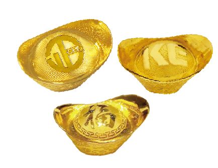 客製化純金元寶- 公司logo定制